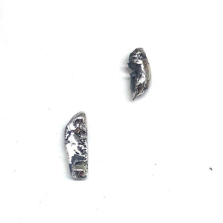 Melted Silver Studs II