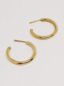 Yawning Hoops - Brass